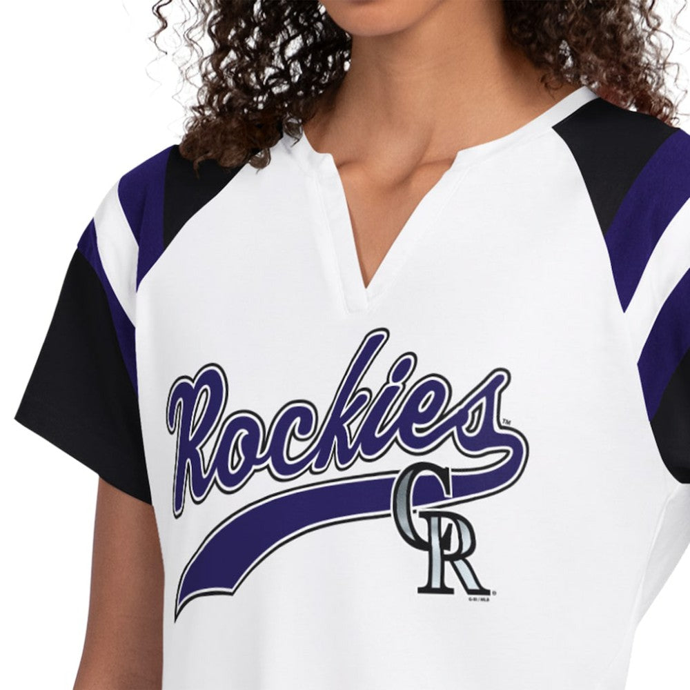 Colorado Rockies Starter Women's Game On Notch Neck T-Shirt - MLB