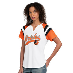 Baltimore Orioles Starter Women's Game On Notch Neck T-Shirt - MLB