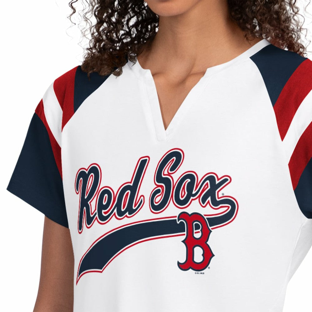 Boston Red Sox Starter Women's Game On Notch Neck T-Shirt - MLB