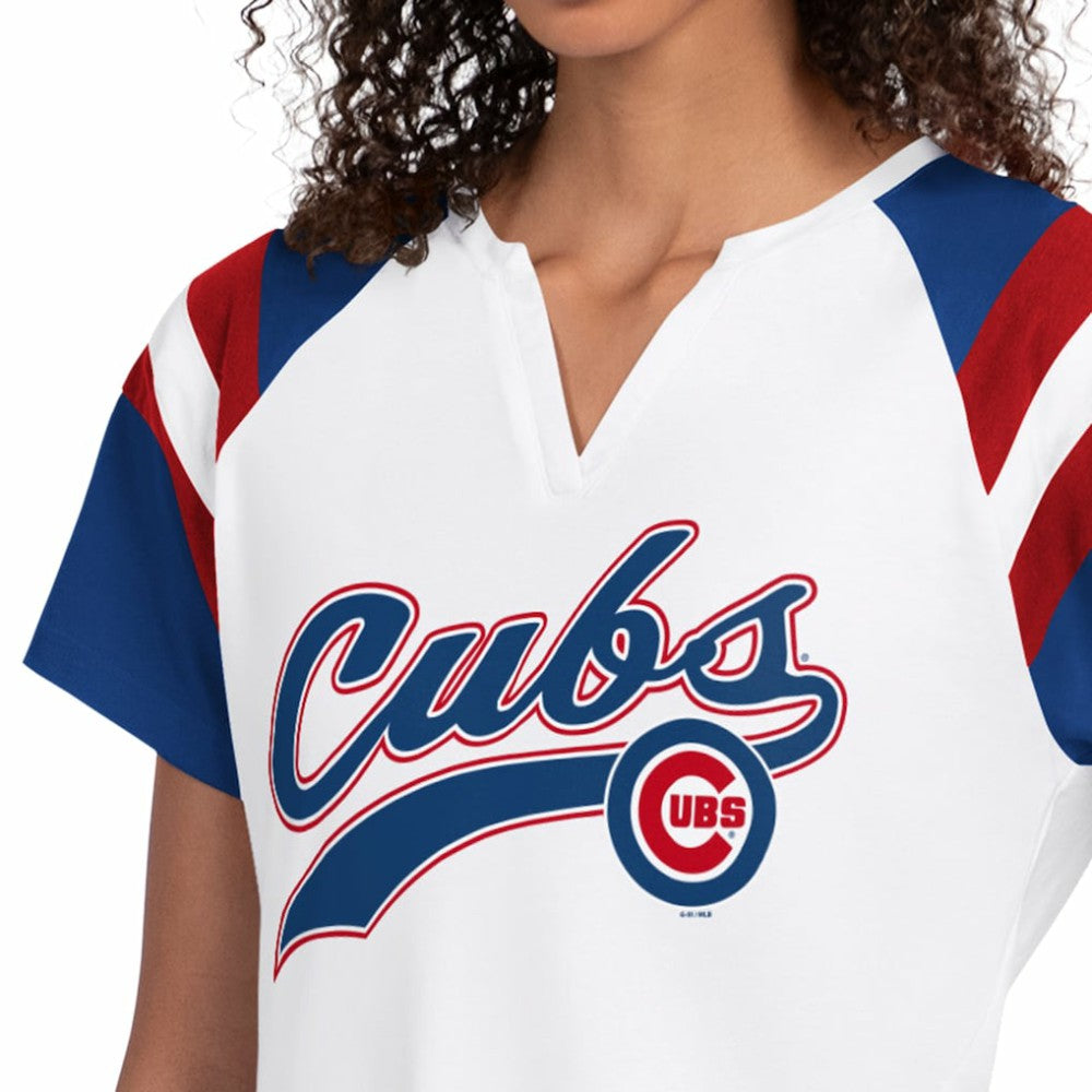 Chicago Cubs Starter Women's Game On Notch Neck T-Shirt - MLB
