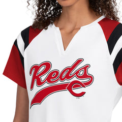 Cincinnati Reds Starter Women's Game On Notch Neck T-Shirt - MLB