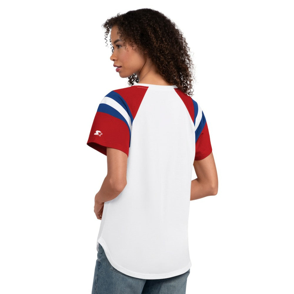 Philadelphia Phillies Starter Women's Game On Notch Neck T-Shirt - MLB