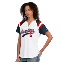 Cleveland Guardians Starter Women's Game On Notch Neck T-Shirt - MLB