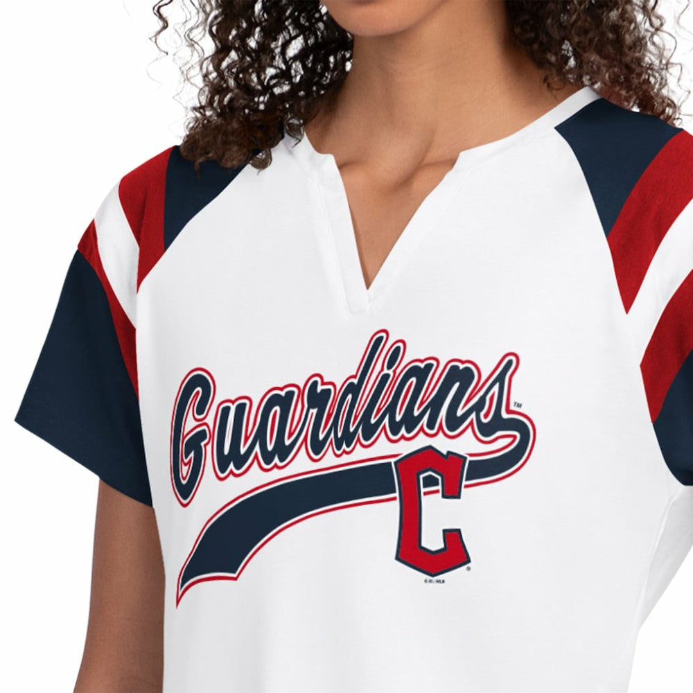 Cleveland Guardians Starter Women's Game On Notch Neck T-Shirt - MLB