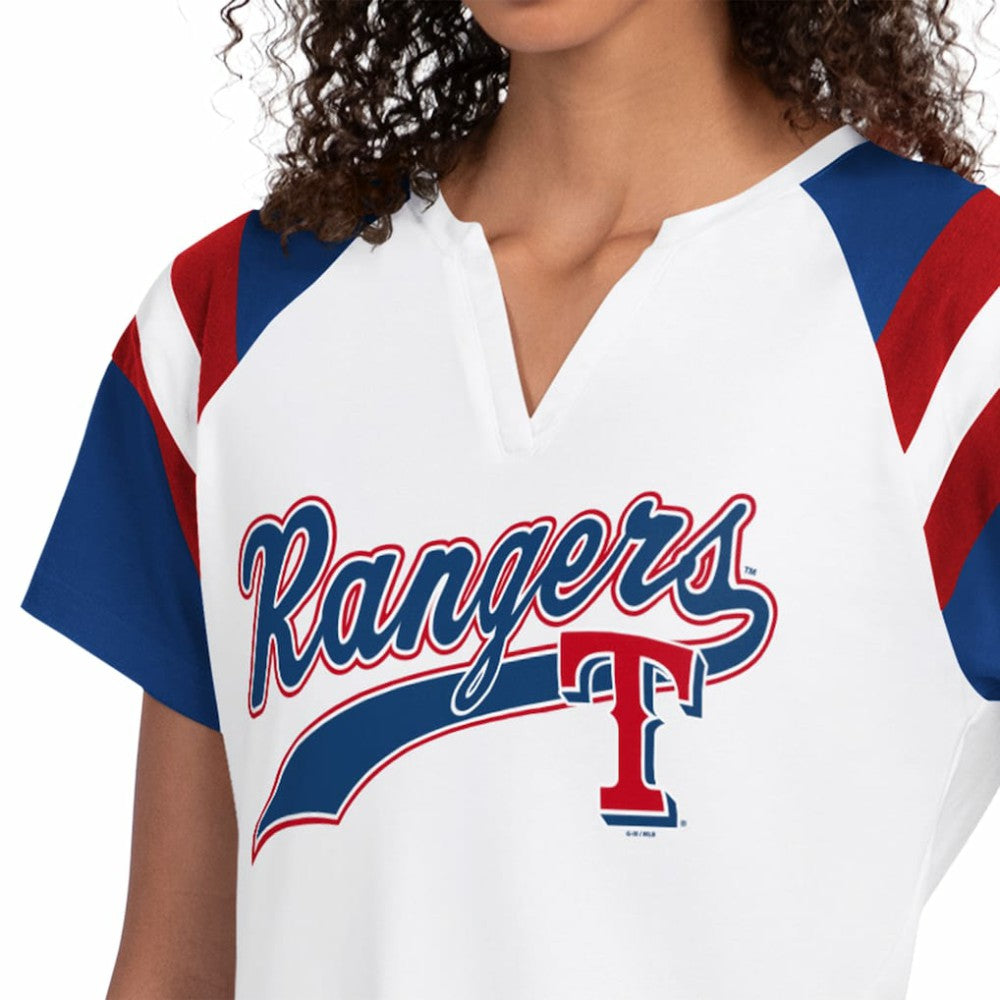 Texas Rangers Starter Women's Game On Notch Neck T-Shirt - MLB