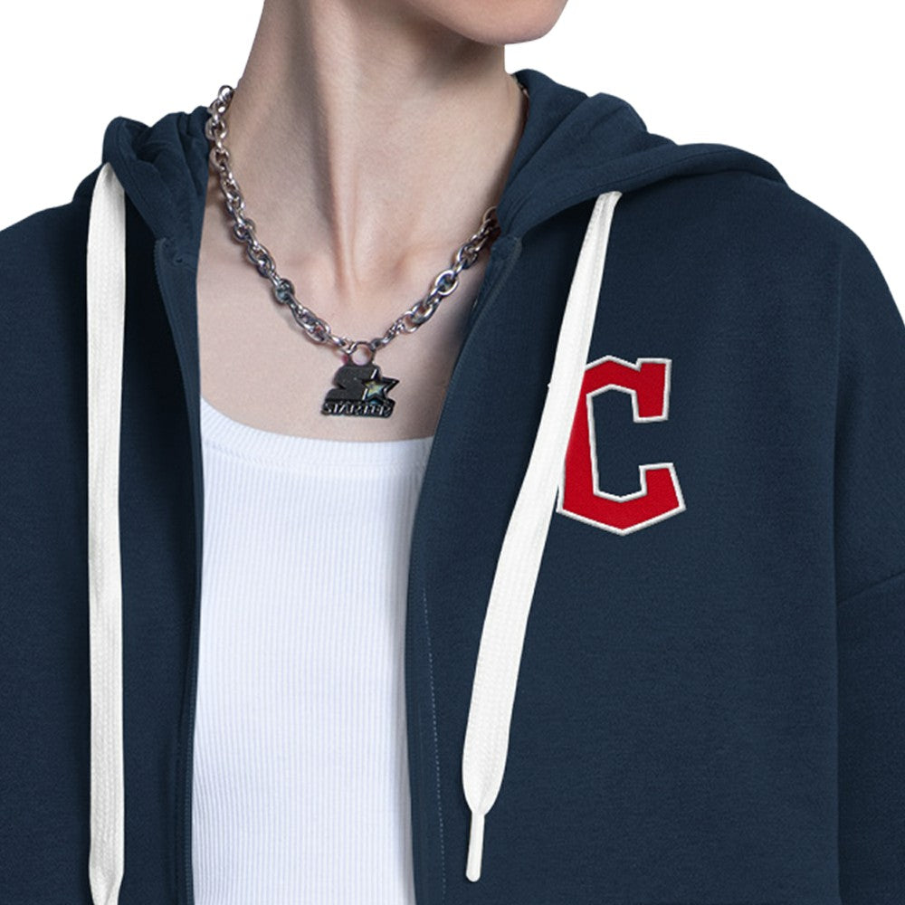 Cleveland Guardians Starter Women's Wishbone Full-Zip Hoodie - MLB