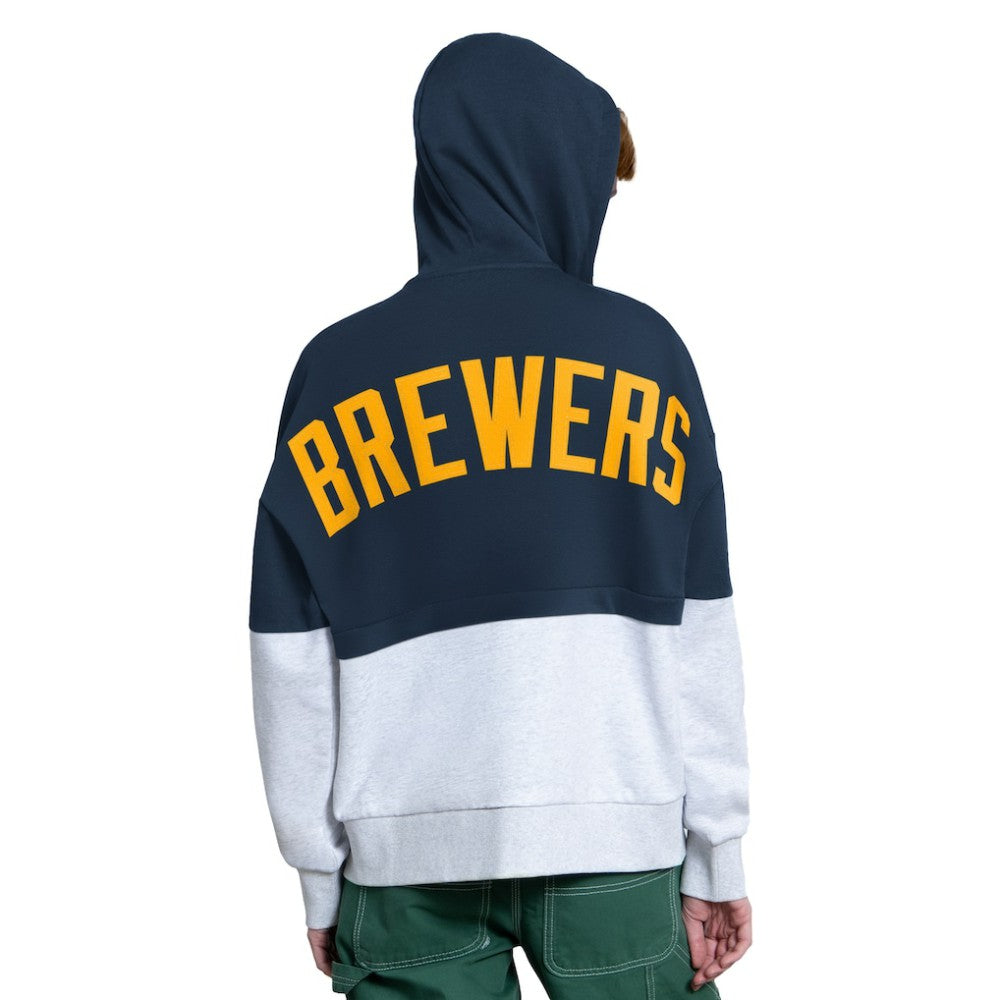 Milwaukee Brewers Starter Women's Wishbone Full-Zip Hoodie - MLB