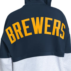 Milwaukee Brewers Starter Women's Wishbone Full-Zip Hoodie - MLB