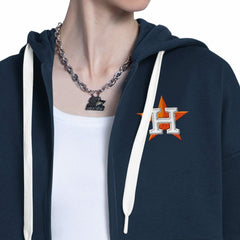 Houston Astros Starter Women's Wishbone Full-Zip Hoodie - MLB