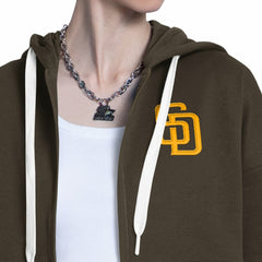 San Diego Padres Starter Women's Wishbone Full-Zip Hoodie - MLB