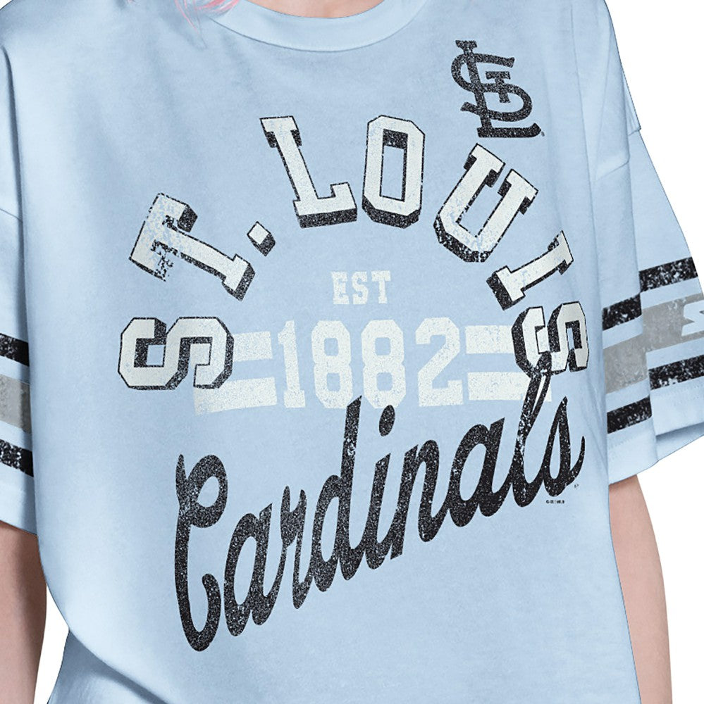 St. Louis Cardinals Starter Women's Cropped Hurry Up Offense T-Shirt - MLB