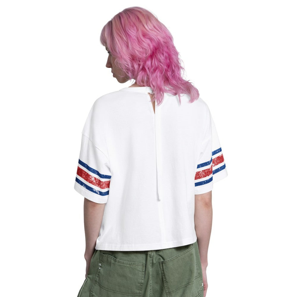 Philadelphia Phillies Starter Women's Cropped Hurry Up Offense T-Shirt - MLB