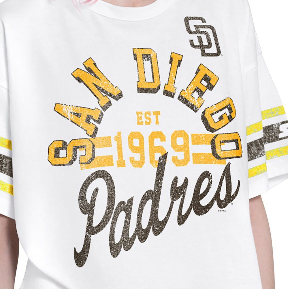 San Diego Padres Starter Women's Cropped Hurry Up Offense T-Shirt - MLB