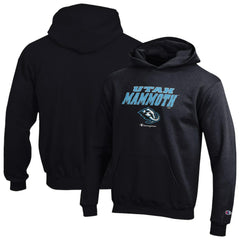 Utah Mammoth Champion Youth Eco Powerblend Hoodie - Black - NHL