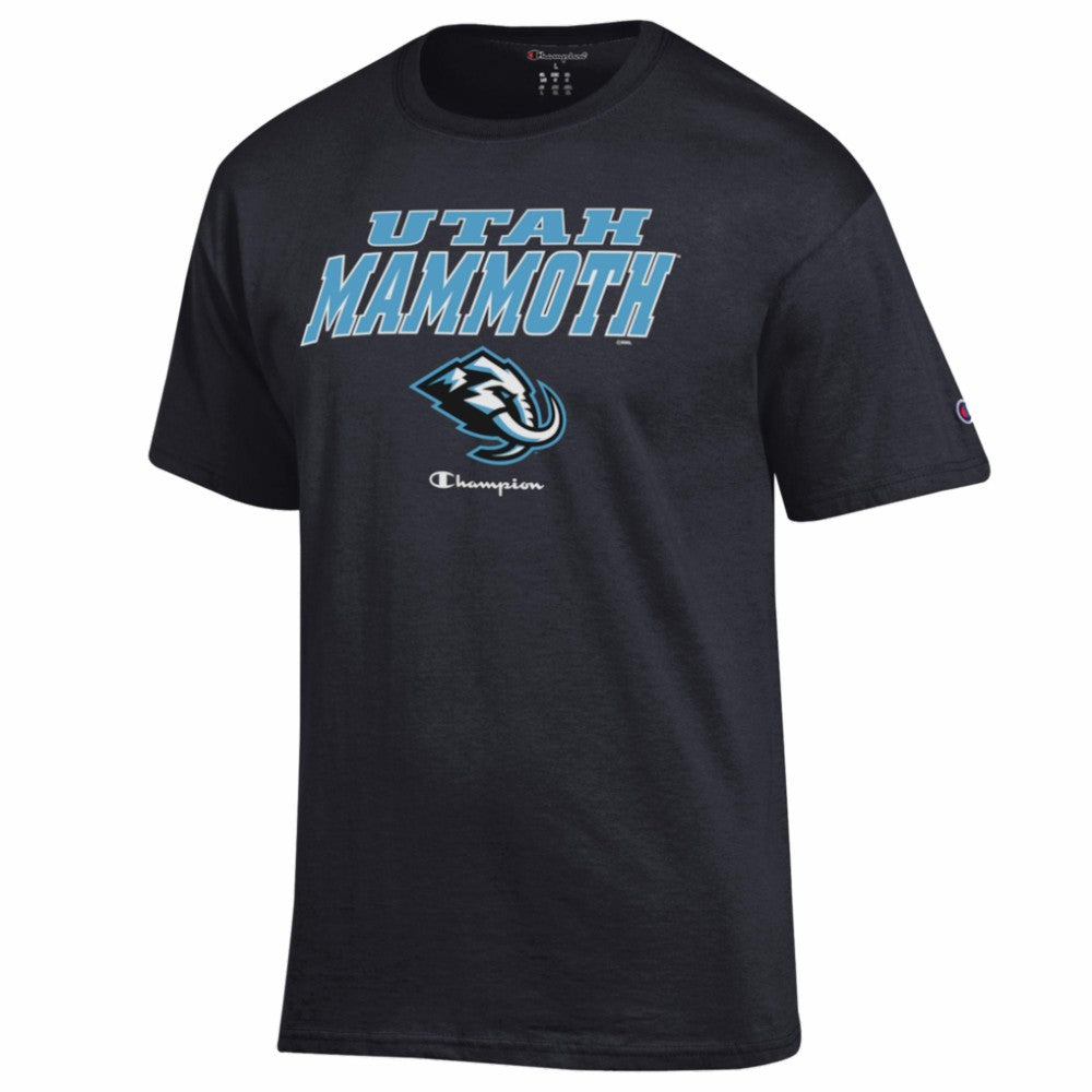 Utah Mammoth Champion Jersey T-Shirt - Black - NHL