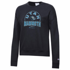 Utah Mammoth Champion Women's Powerblend Fleece Sweatshirt - Black - NHL