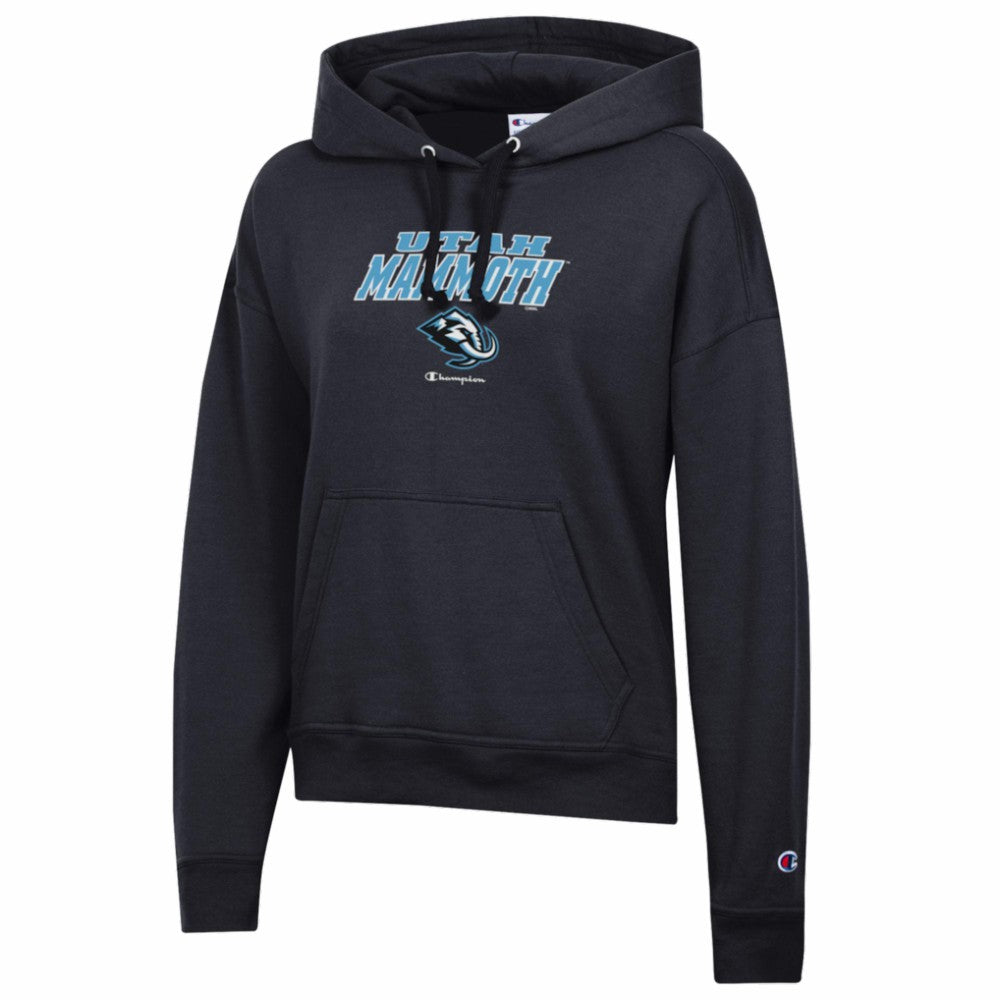 Utah Mammoth Champion Women's Powerblend Fleece Hoodie - Black - NHL