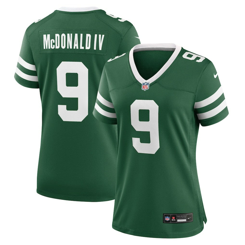 Will McDonald IV New York Jets Women's Team Game Jersey Legacy Green | Nike for Sale
