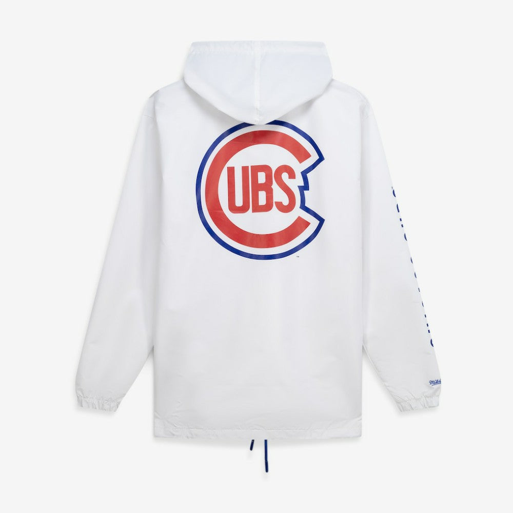 Chicago Cubs Mitchell & Ness Big & Tall Full-Snap Hooded Jacket - MLB