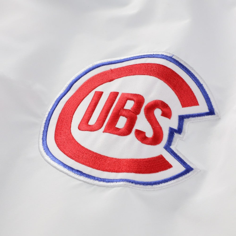 Chicago Cubs Mitchell & Ness Big & Tall Full-Snap Hooded Jacket - MLB