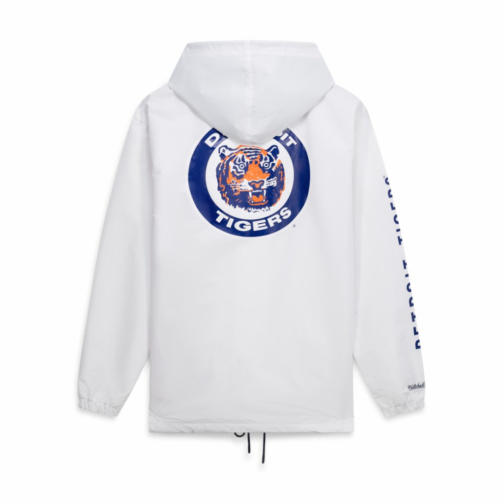 Detroit Tigers Mitchell & Ness Big & Tall Full-Snap Hooded Jacket - MLB