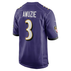 Chidobe Awuzie Baltimore Ravens Team Game Jersey Purple | Nike for Sale