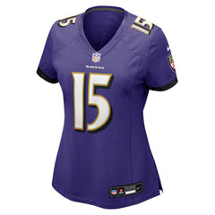 Cooper Rush Baltimore Ravens Women's Team Game Jersey Purple | Nike for Sale
