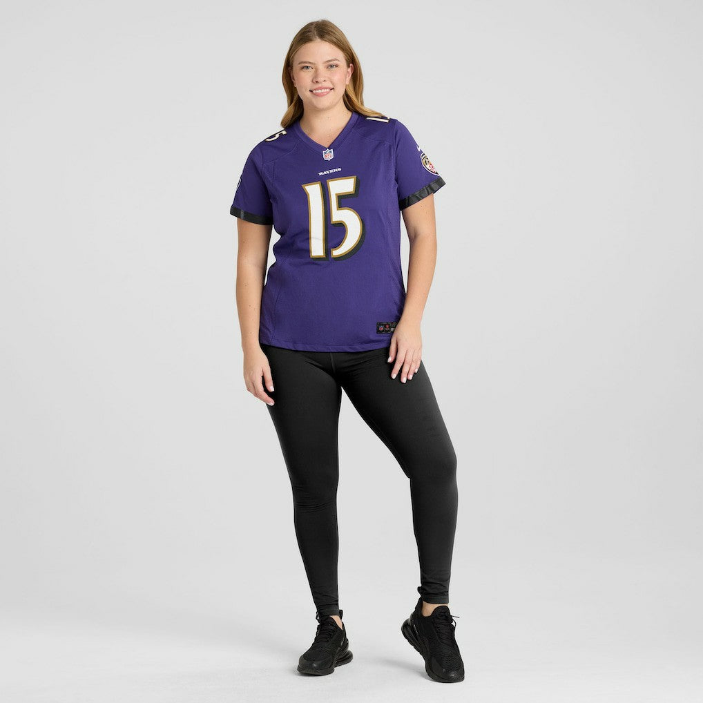 Cooper Rush Baltimore Ravens Women's Team Game Jersey Purple | Nike for Sale