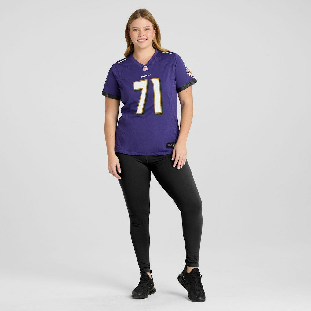 Carson Vinson Baltimore Ravens Women's Team Game Jersey Purple | Nike for Sale