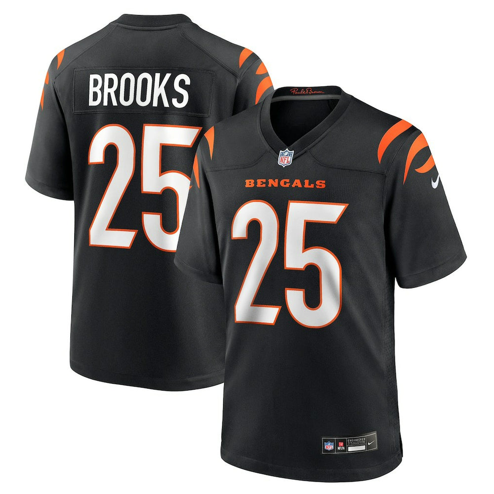 Tahj Brooks Cincinnati Bengals Team Game Jersey Black | Nike for Sale