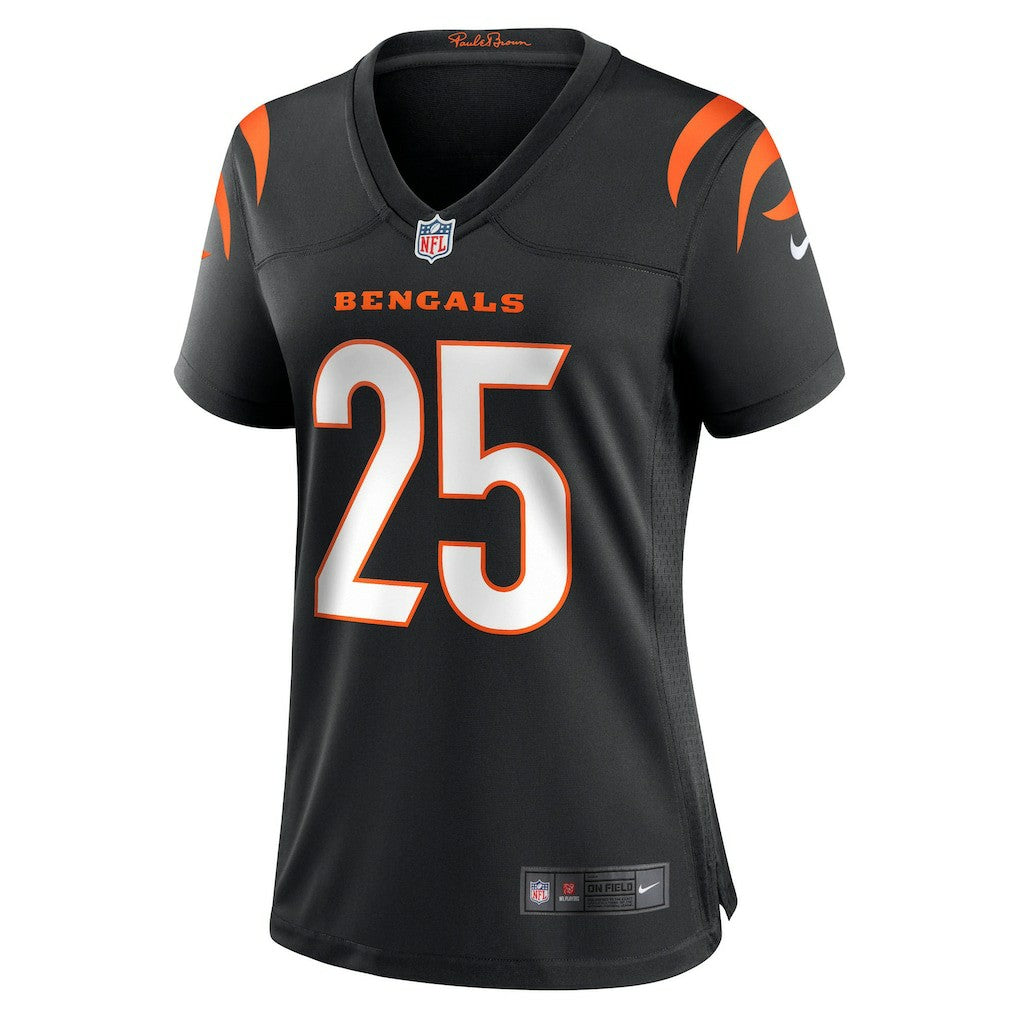 Tahj Brooks Cincinnati Bengals Women's Team Game Jersey Black | Nike for Sale