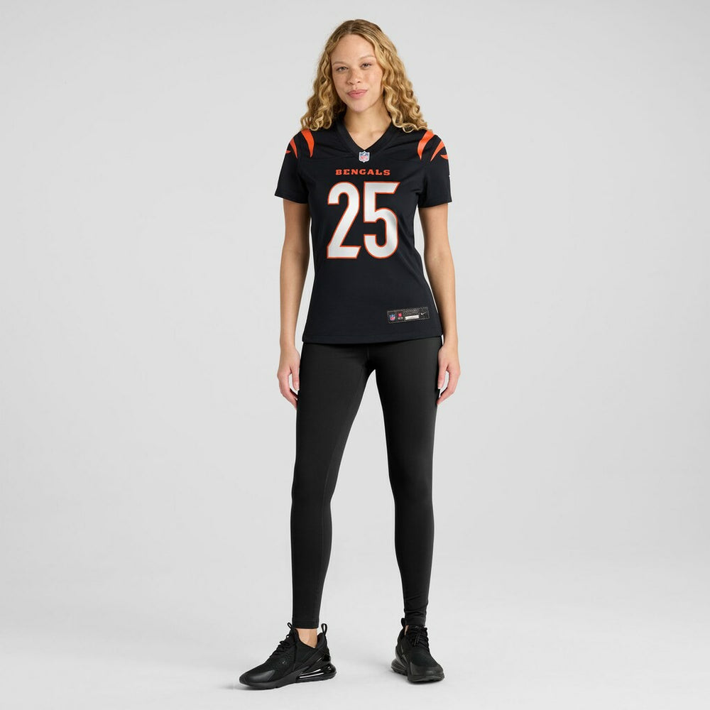 Tahj Brooks Cincinnati Bengals Women's Team Game Jersey Black | Nike for Sale