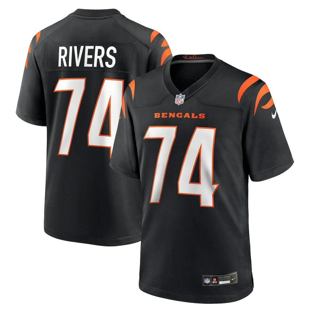 Jalen Rivers Cincinnati Bengals Team Game Jersey Black | Nike for Sale