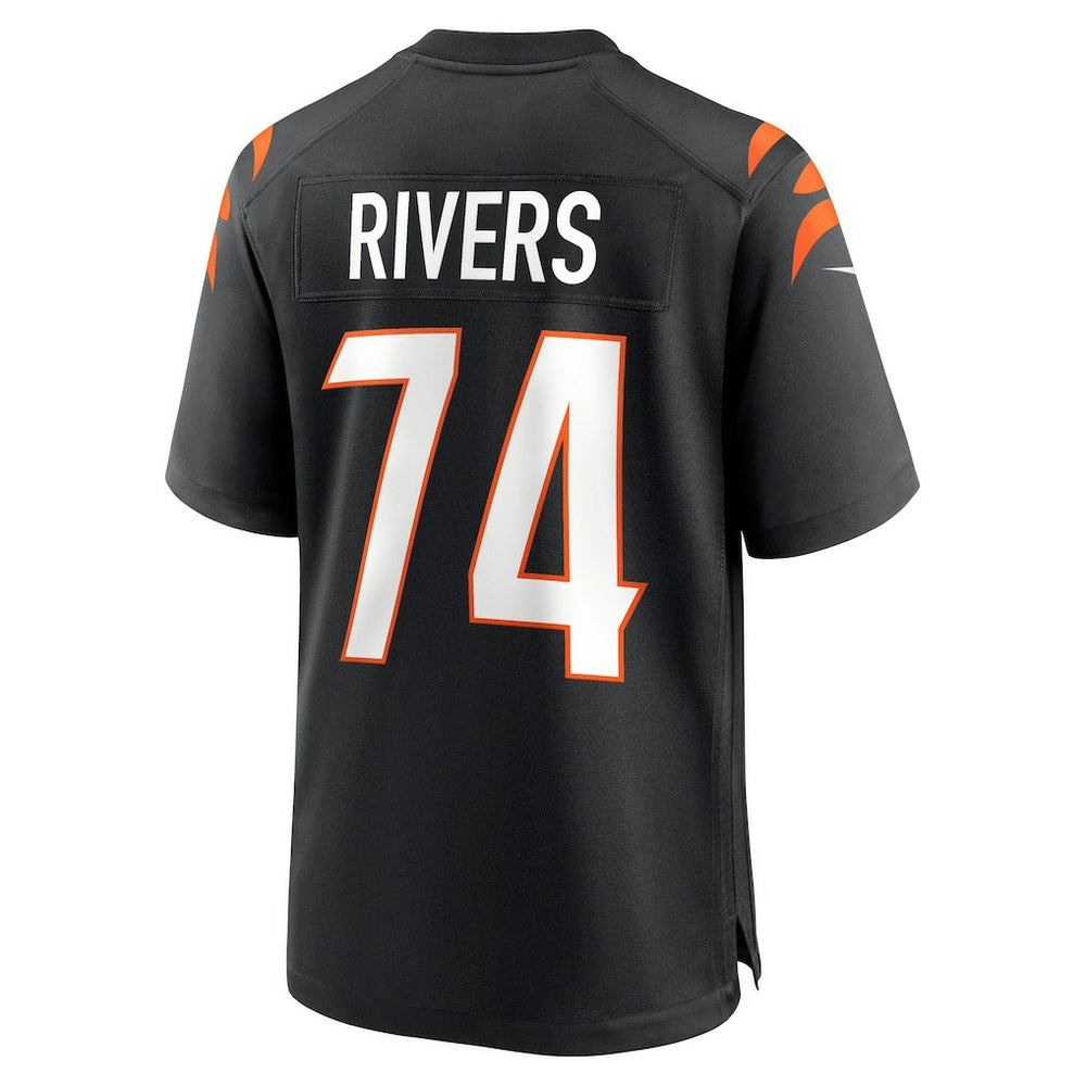Jalen Rivers Cincinnati Bengals Team Game Jersey Black | Nike for Sale