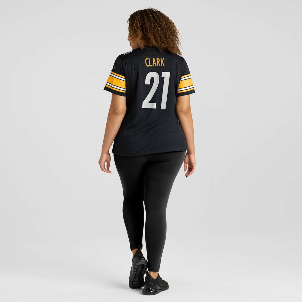 Chuck Clark Pittsburgh Steelers Women's Team Game Jersey Black | Nike for Sale
