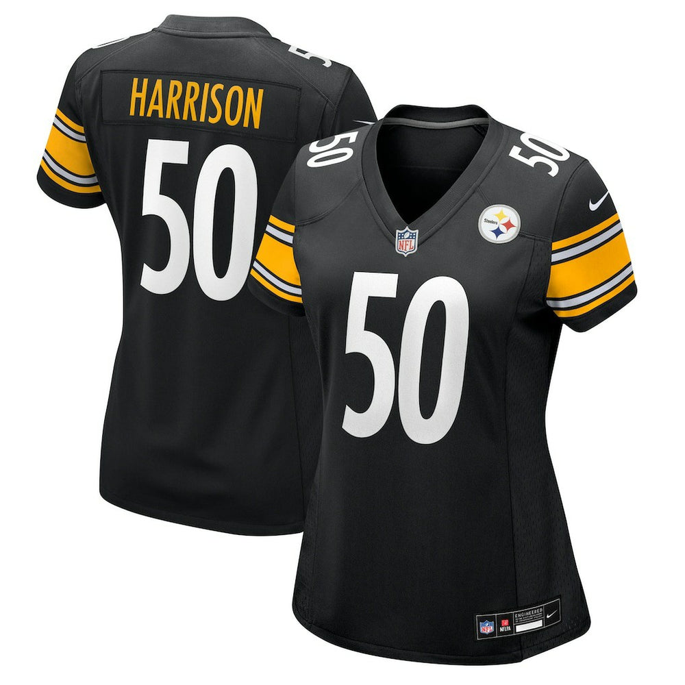 Malik Harrison Pittsburgh Steelers Women's Team Game Jersey Black | Nike for Sale