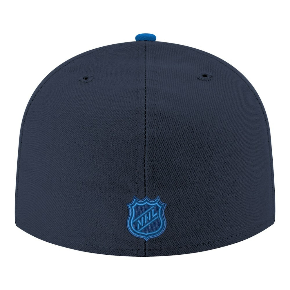 Winnipeg Jets New Era Core Logo Two-Tone 59FIFTY Fitted Hat - Navy - NHL