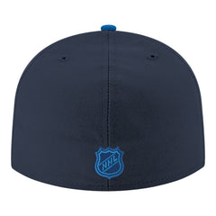 Winnipeg Jets New Era Core Logo Two-Tone 59FIFTY Fitted Hat - Navy - NHL