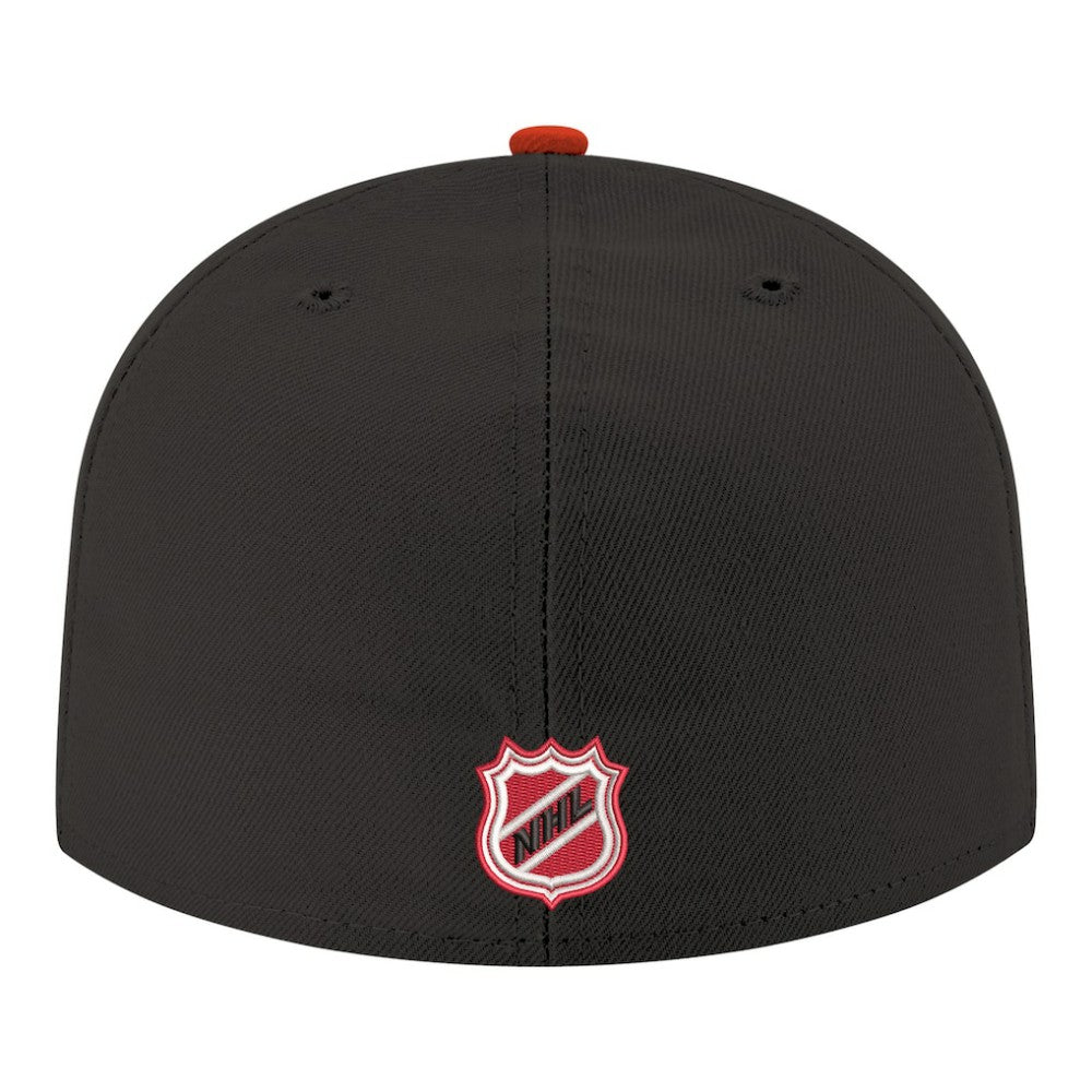 New Jersey Devils New Era Core Logo Two-Tone 59FIFTY Fitted Hat - Black - NHL