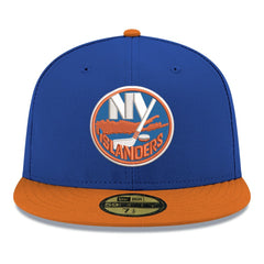 New York Islanders New Era Core Logo Two-Tone 59FIFTY Fitted Hat - Blue - NHL