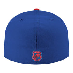 New York Rangers New Era Core Logo Two-Tone 59FIFTY Fitted Hat - Blue - NHL