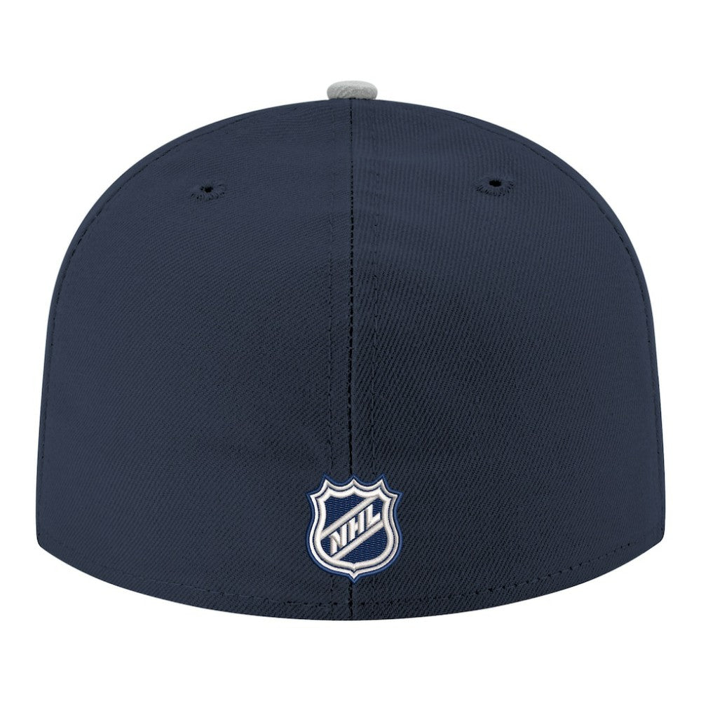 Toronto Maple Leafs New Era Core Logo Two-Tone 59FIFTY Fitted Hat - Navy - NHL