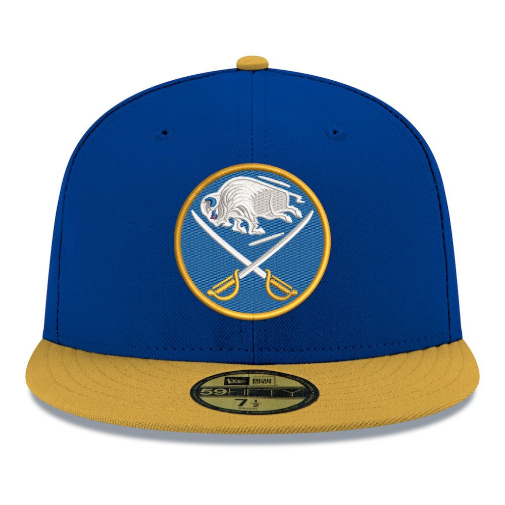Buffalo Sabres New Era Core Logo Two-Tone 59FIFTY Fitted Hat - Royal - NHL