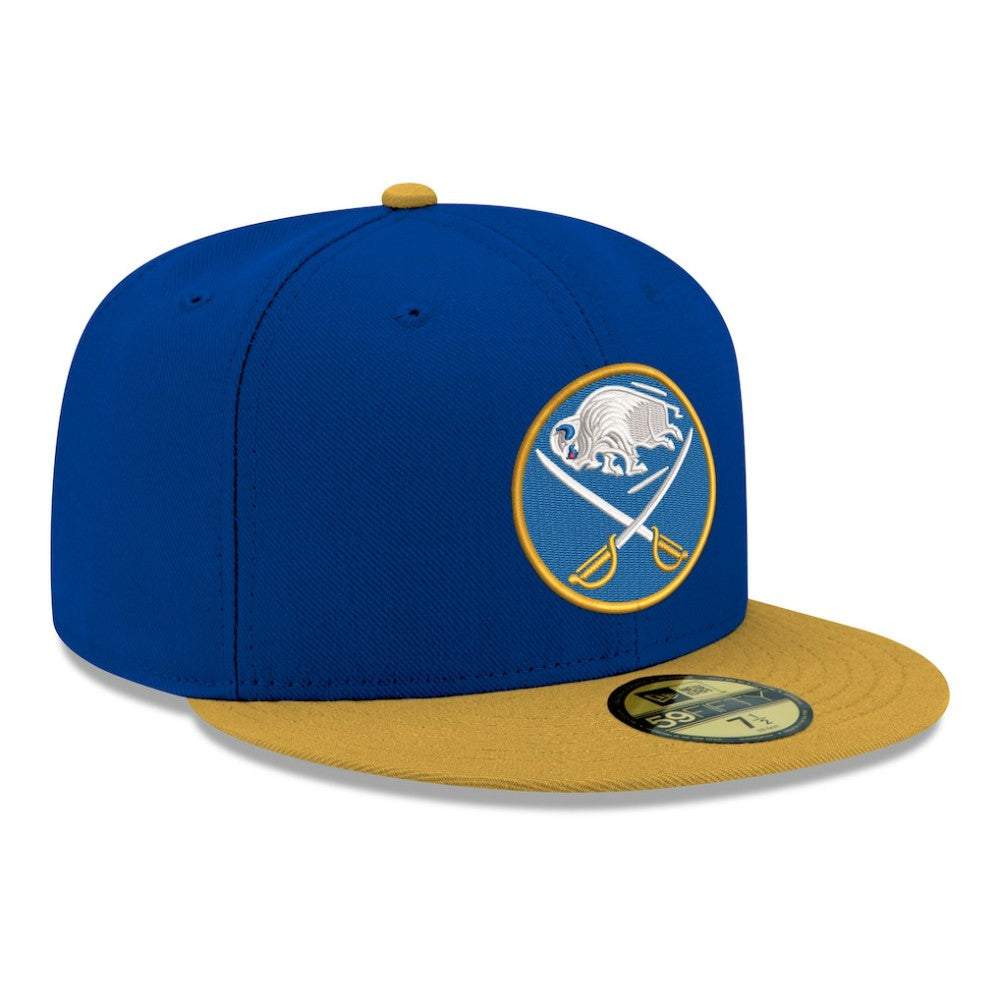 Buffalo Sabres New Era Core Logo Two-Tone 59FIFTY Fitted Hat - Royal - NHL