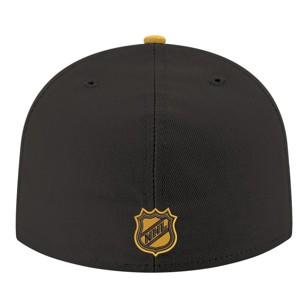 Boston Bruins New Era Core Logo Two-Tone 59FIFTY Fitted Hat - Black - NHL