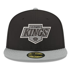 Los Angeles Kings New Era Core Logo Two-Tone 59FIFTY Fitted Hat - Black - NHL