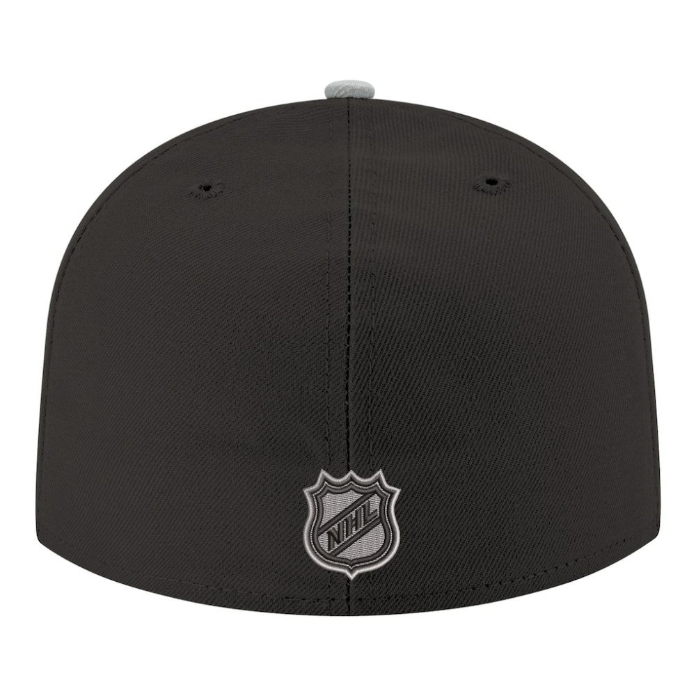 Los Angeles Kings New Era Core Logo Two-Tone 59FIFTY Fitted Hat - Black - NHL