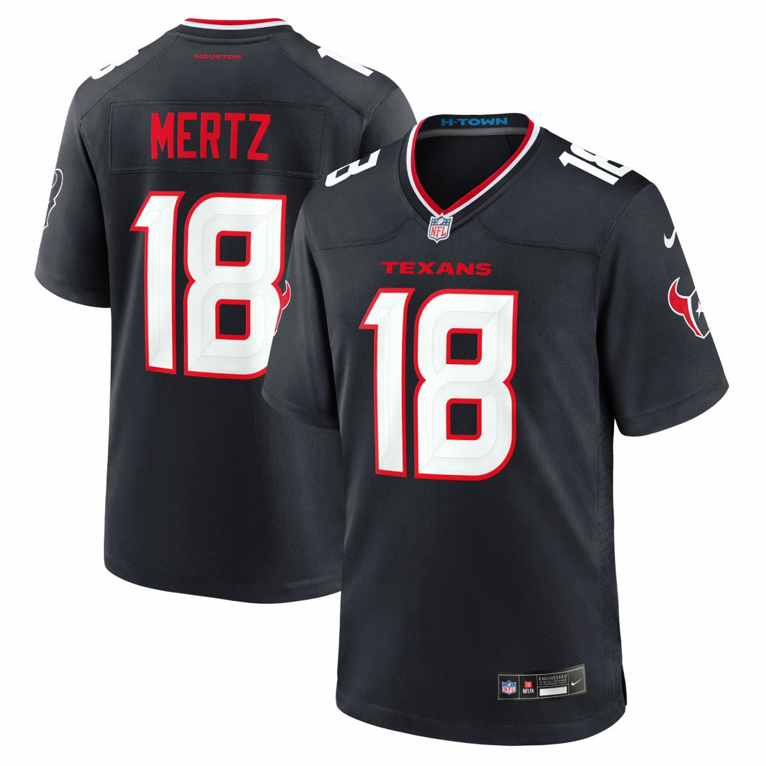 Graham Mertz Houston Texans Team Game Jersey Navy | Nike for Sale