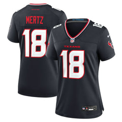 Graham Mertz Houston Texans Women's Team Game Jersey Navy | Nike for Sale