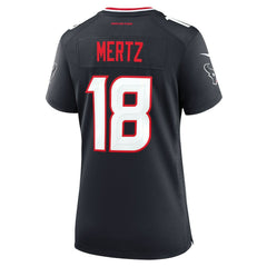 Graham Mertz Houston Texans Women's Team Game Jersey Navy | Nike for Sale